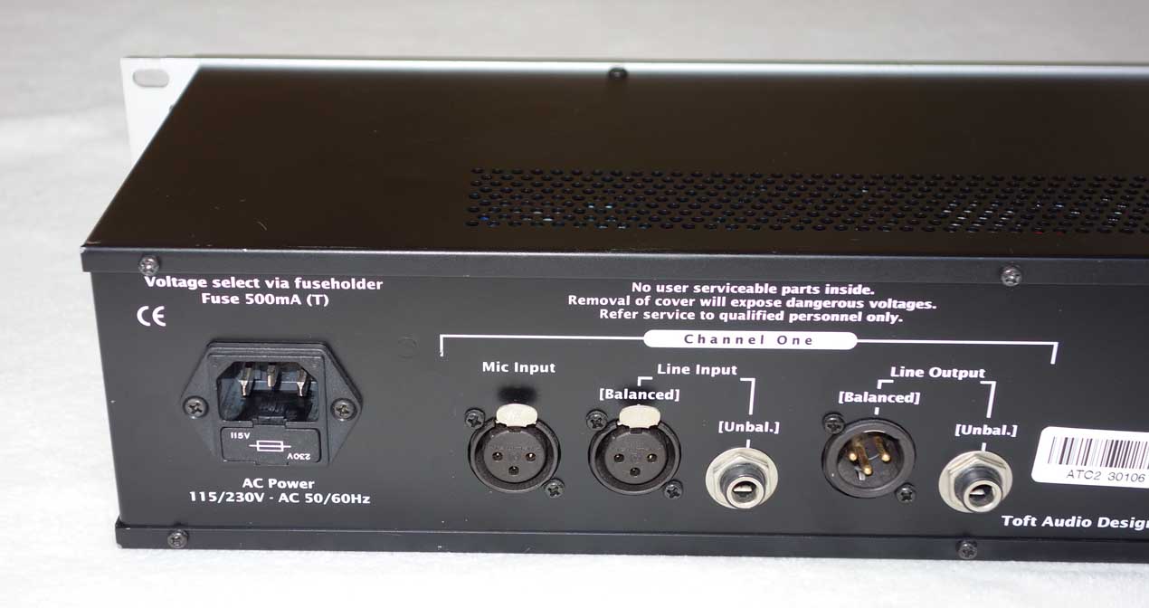 TOFT Audio ATC-2 Stereo Mic Pre w/ Equalizer, FET Compressor