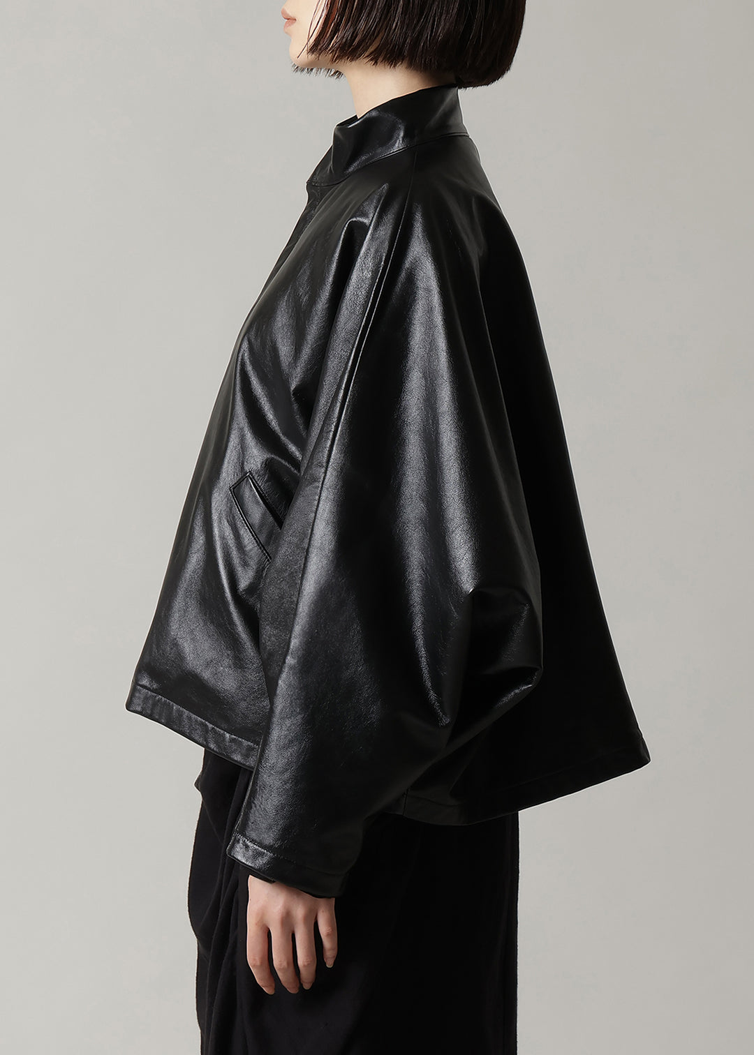 Matou Stand/C Leather Short Jacket – マザーハウス 公式サイト