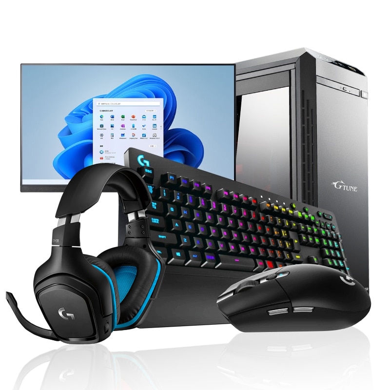 PCデビューにもRTX2060搭載ゲーミングPCモニター付きフルセット PC