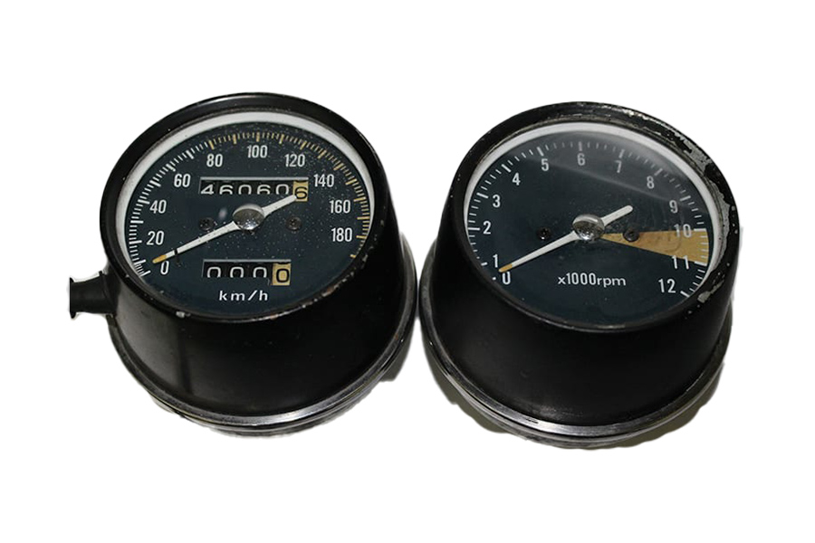 良い CB400F スピード タコ メーターセット 当時物 純正 200kmメーター