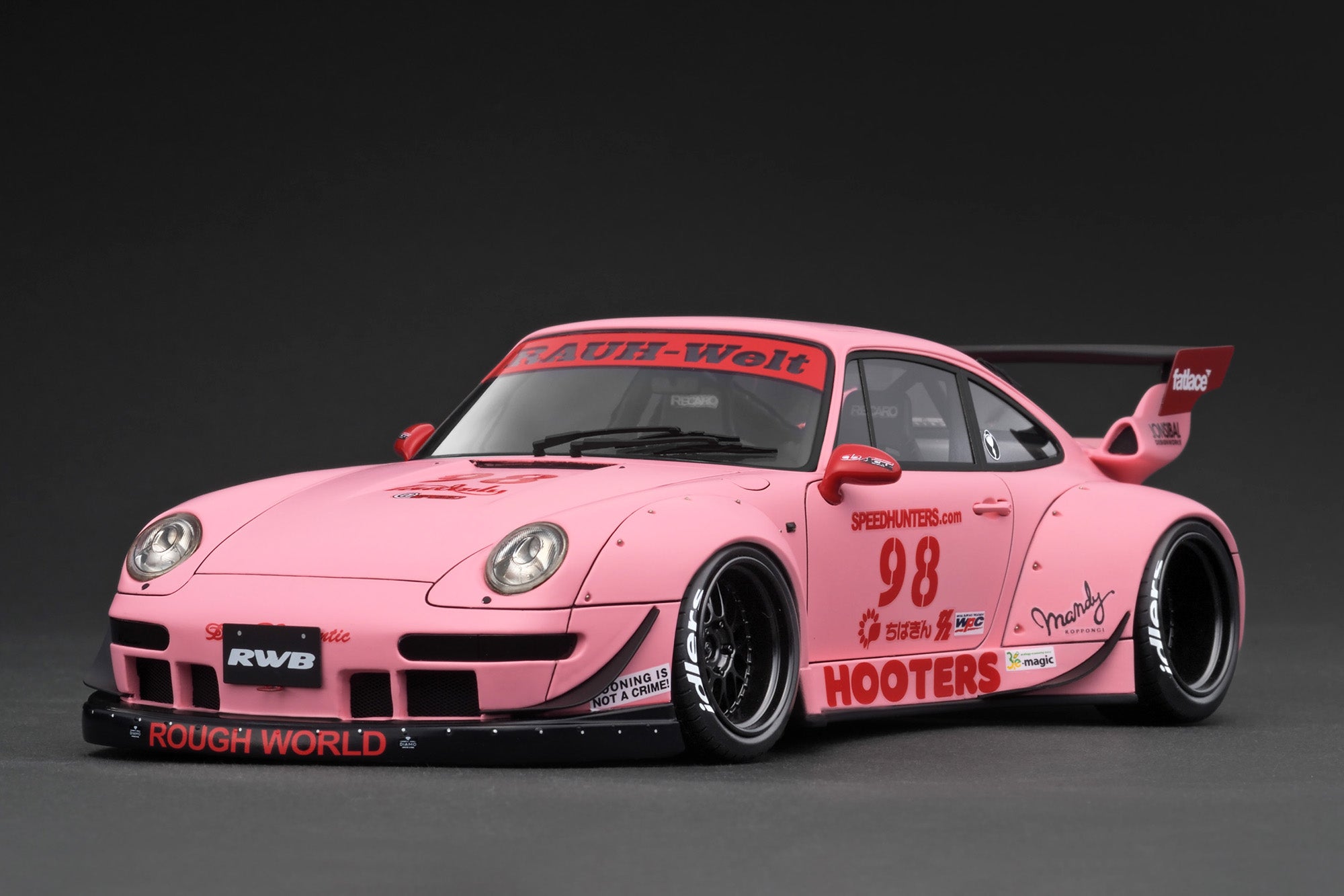 Ignition Model 1:18 Porsche 993 RWB in Matte Pink – Model Cars Houston
