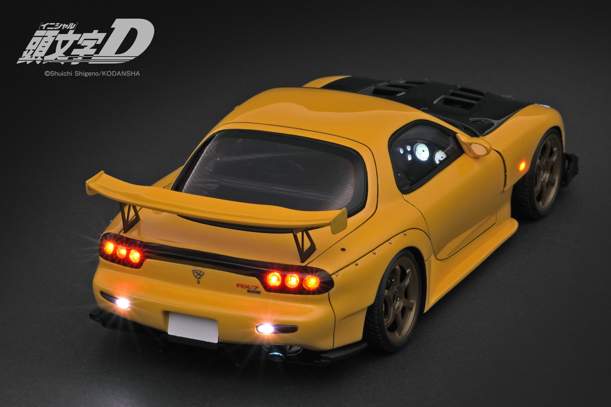 IG 1/18 イニシャルD マツダ RX-7 FD3S イエロー 2868 Ignition Model