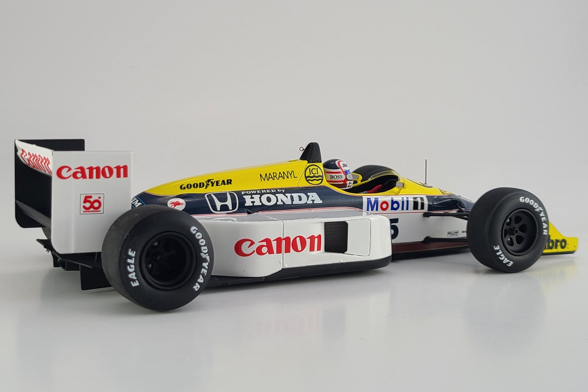 ウイリアムズFW11B 絶版！ウィリアムズ・ホンダ FW11B 1987 ピケ 1987