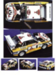 1986 Audi Quattro S1, Monte Carlo Rally Provence Moulage 1/43
