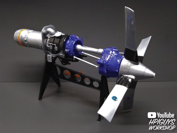 Allison Prop Jet 501-D13 Engine (1/10) (fs)