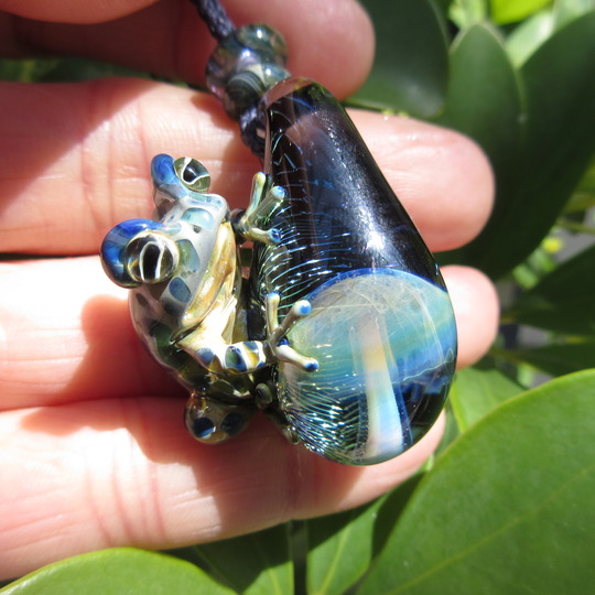 麻覇王 mahao カエル ネックレス ペンダント クラゲ 花？ 3点セット 麻