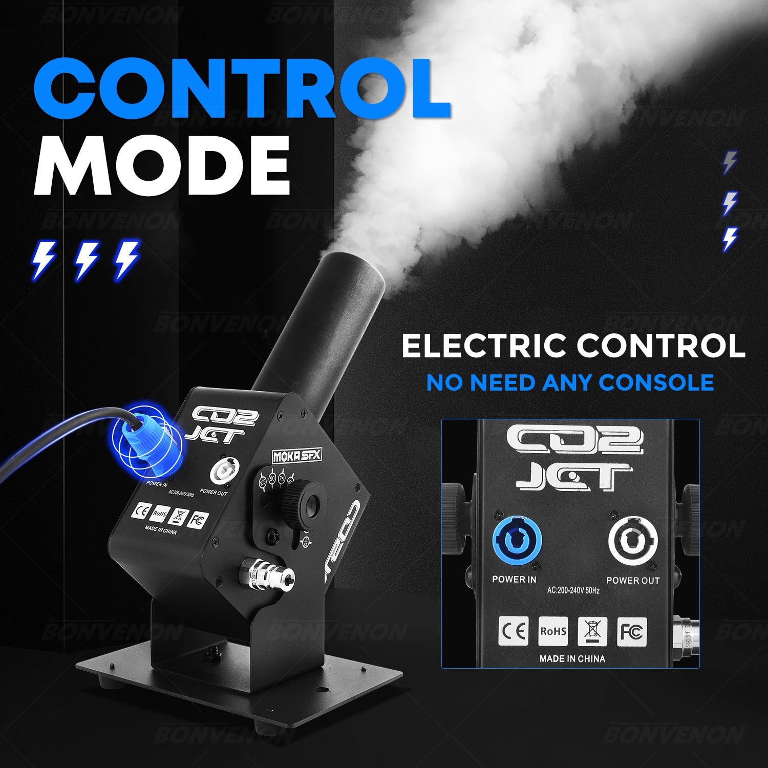 Adjustable CO2 Jet Machine No Residue – H-C01 | MOKA SFX – MOKA SFX