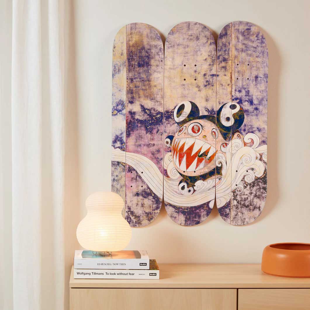 村上隆 727 Jigsaw Puzzle 村上隆の3枚組絵画『727』高品質1000