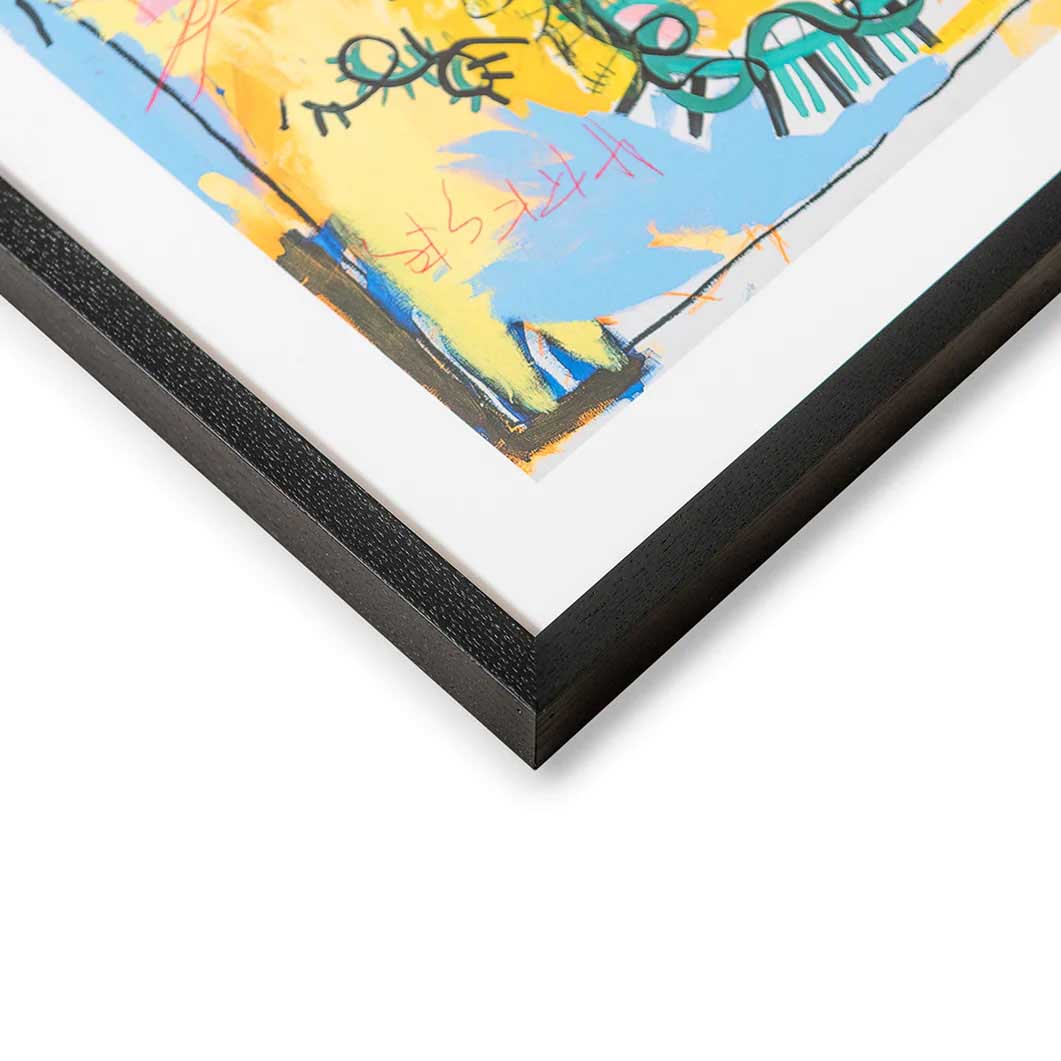 バスキア：Untitled （Fishing） フレーム付ポスター(Untitled