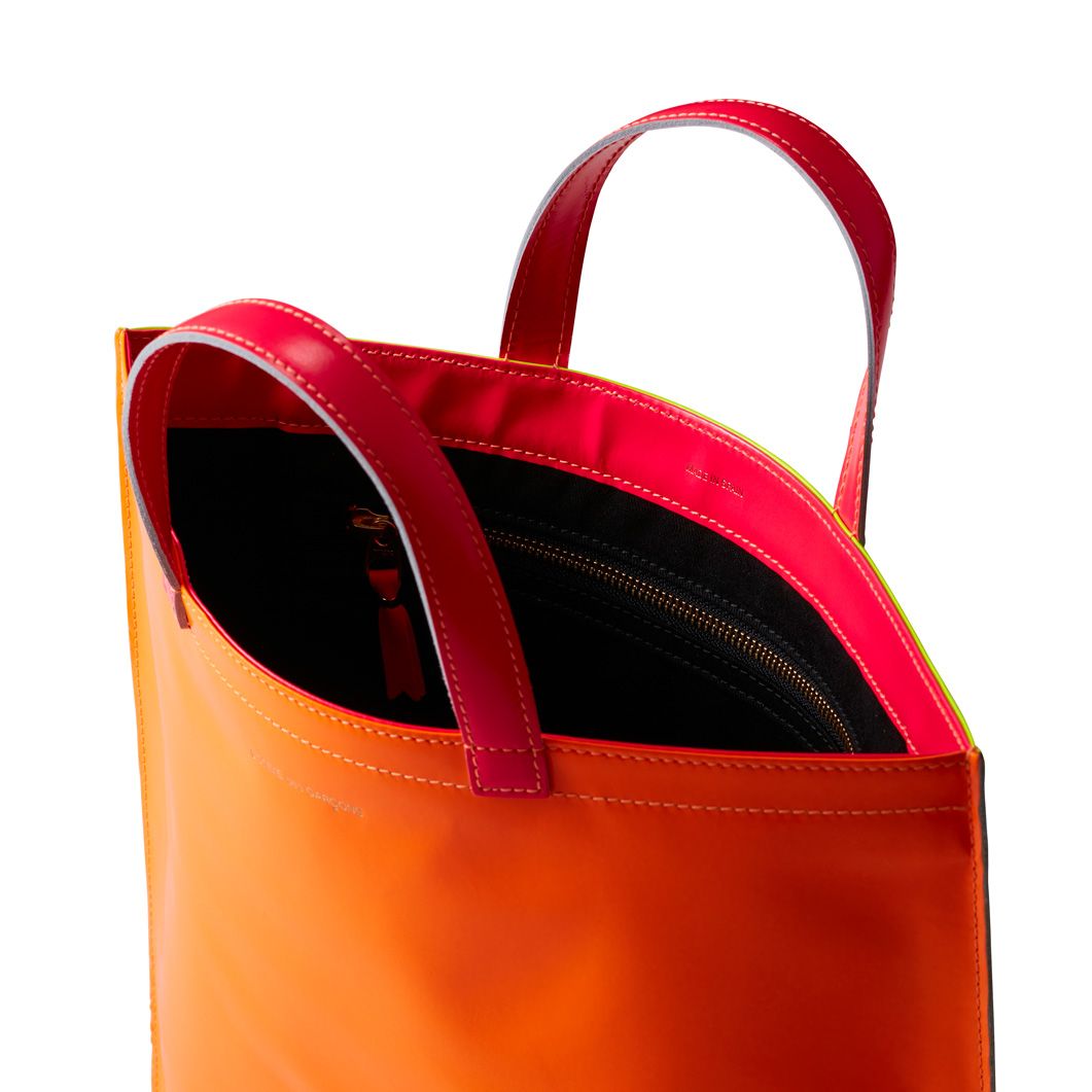 COMME des GARCONS スーパーフロー バッグ イエロー／オレンジ