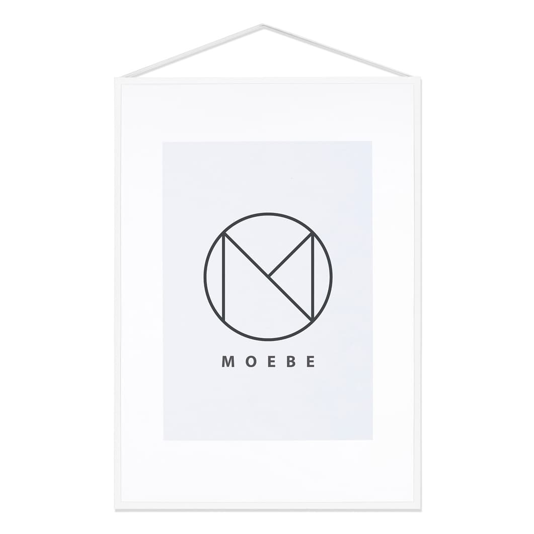 Moebe フレーム A2 ホワイト(A2 ホワイト)：ポスター & アーティスト