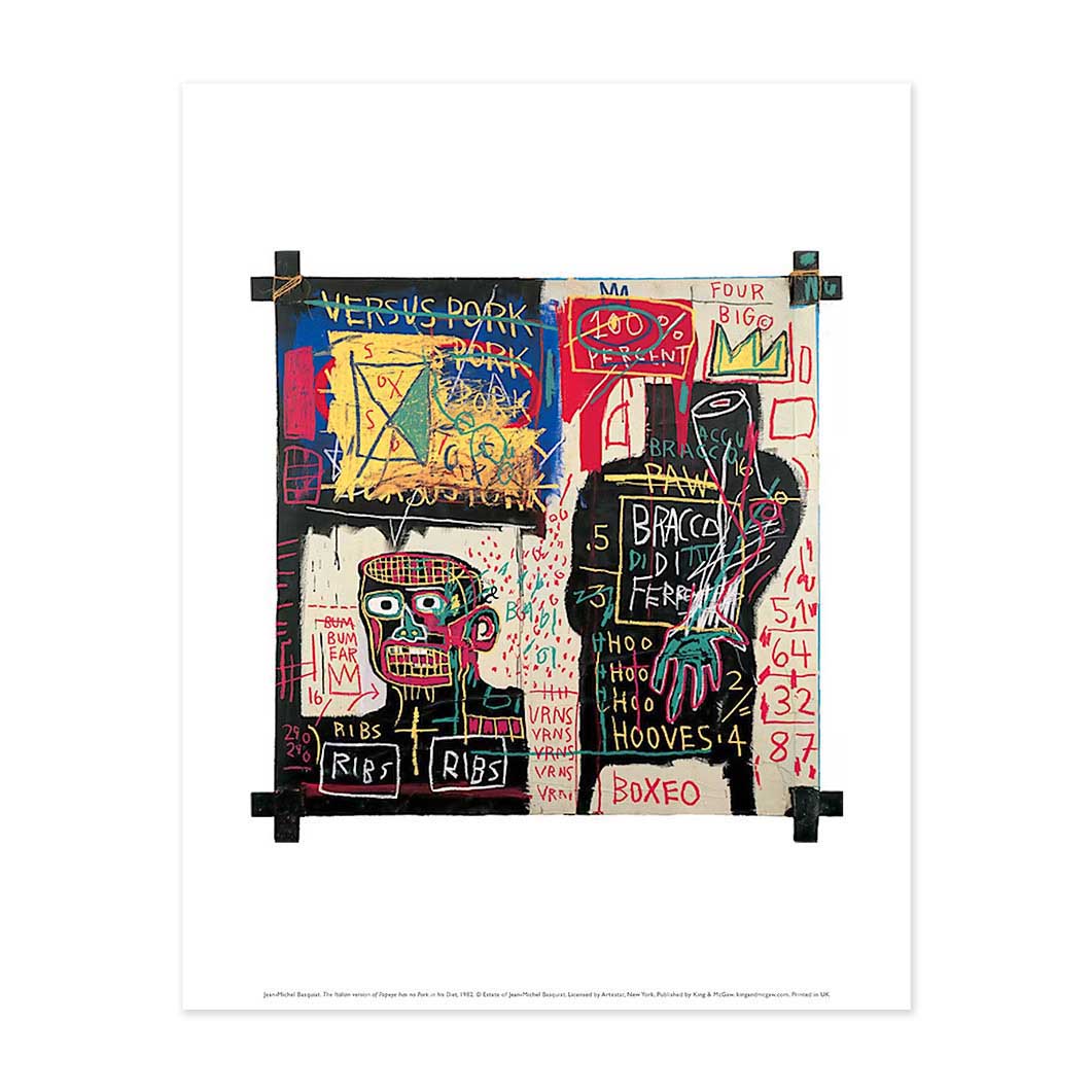 バスキア展 ポスター JEAN MICHEL BASQUIAT Jean-Michel Basquiat