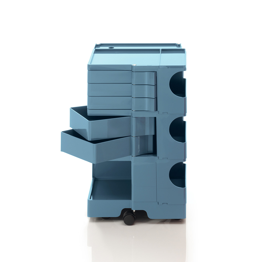 ボビーワゴン 3段5トレイ ブルーホエール(ブルーホエール)：ホーム