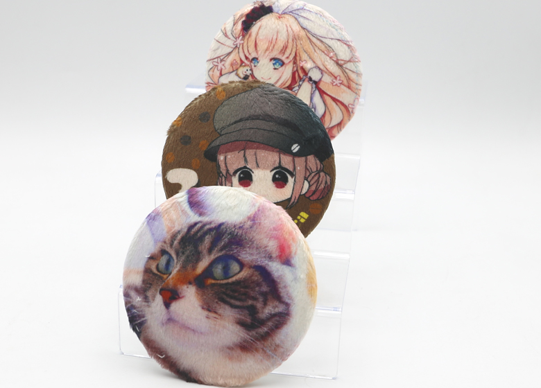 オリジナルふわふわ缶ミラー | オリジナルグッズ・ノベルティ・記念品