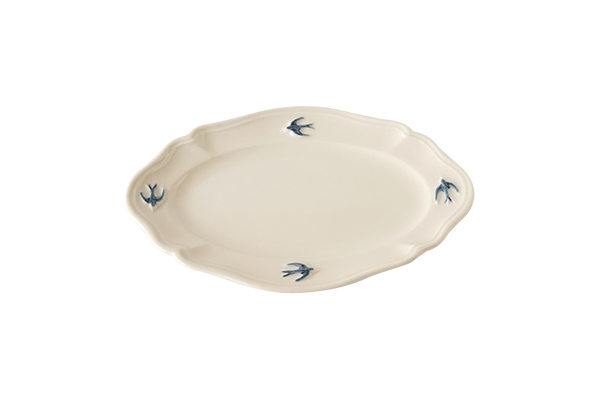 studio m' アーリーバード オーバルプレート S｜和食器の通販 monsen