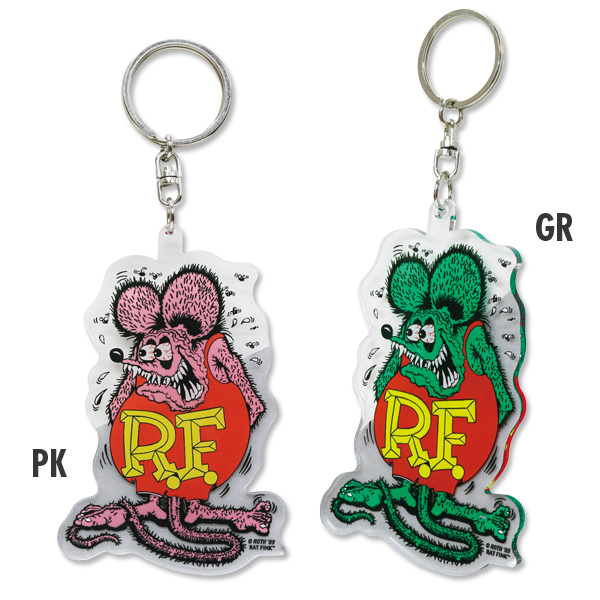 Rat Fink クリア キーリング