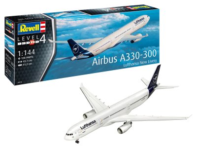 Airplane Model Revell 03891 1:144 Boeing 747-8 Lufthansa 