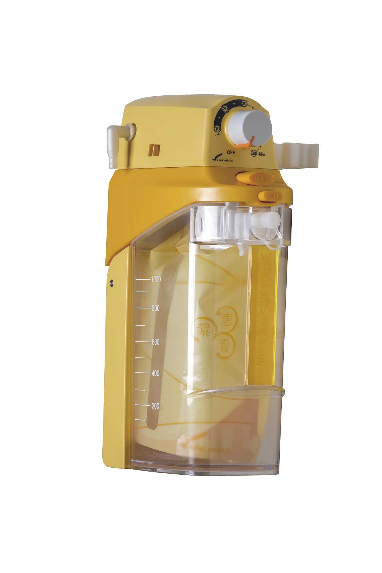 根茎入り透明液体容器 約25cm