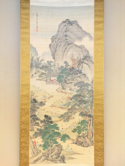 福田半香 蘭亭曲水図｜古美術・掛け軸の販売・買取・鑑定-松本松栄堂