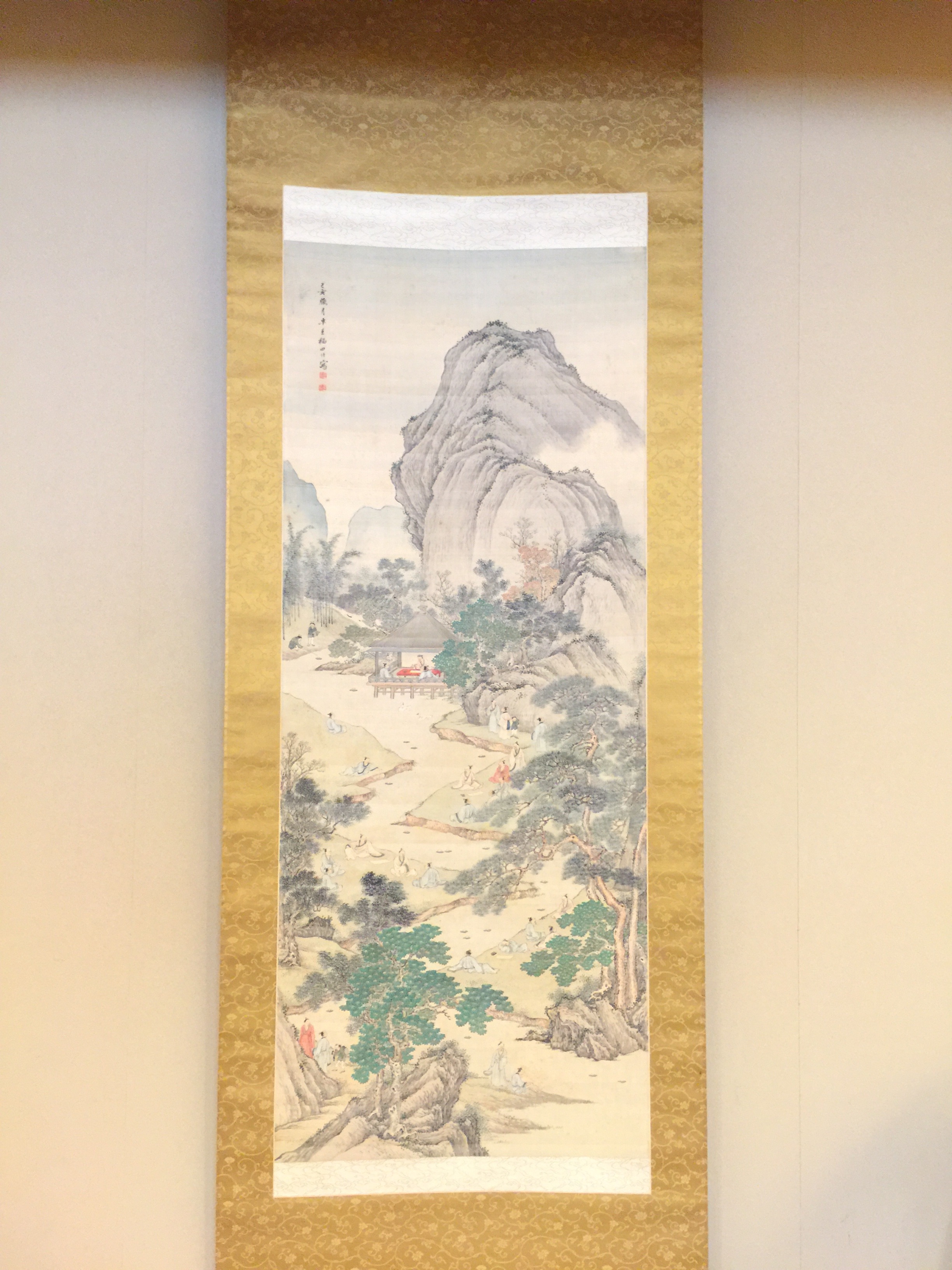 福田半香 蘭亭曲水図｜古美術・掛け軸の販売・買取・鑑定-松本松栄堂