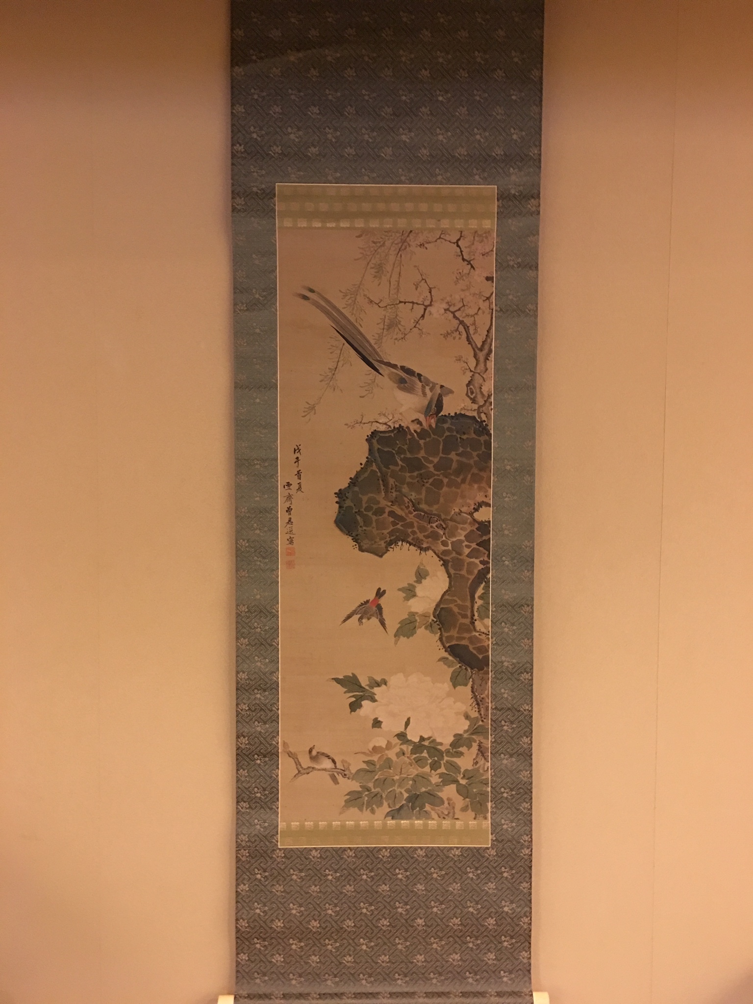 増山雪斎 花鳥｜古美術・掛け軸の販売・買取・鑑定-松本松栄堂