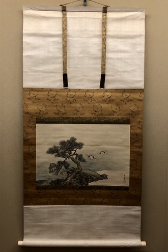 与謝蕪村 淡彩山水図｜古美術・掛け軸の販売・買取・鑑定-松本松栄堂