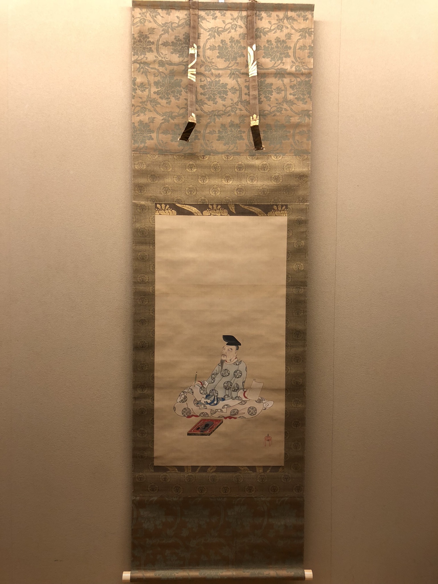 土佐光起 柿本人麿｜古美術・掛け軸の販売・買取・鑑定-松本松栄堂