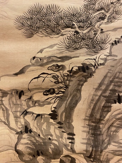 吉田公均 蓬莱山図｜古美術・掛け軸の販売・買取・鑑定-松本松栄堂