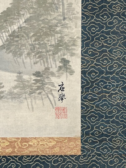 円山応挙 月夜嵐山図｜古美術・掛け軸の販売・買取・鑑定-松本松栄堂