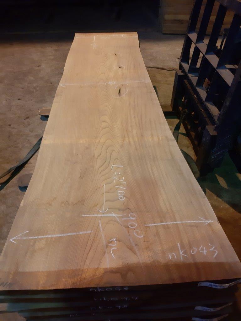 天然木 新潟工場 けやき材 一枚板 カウンター、テーブル用天板 セール