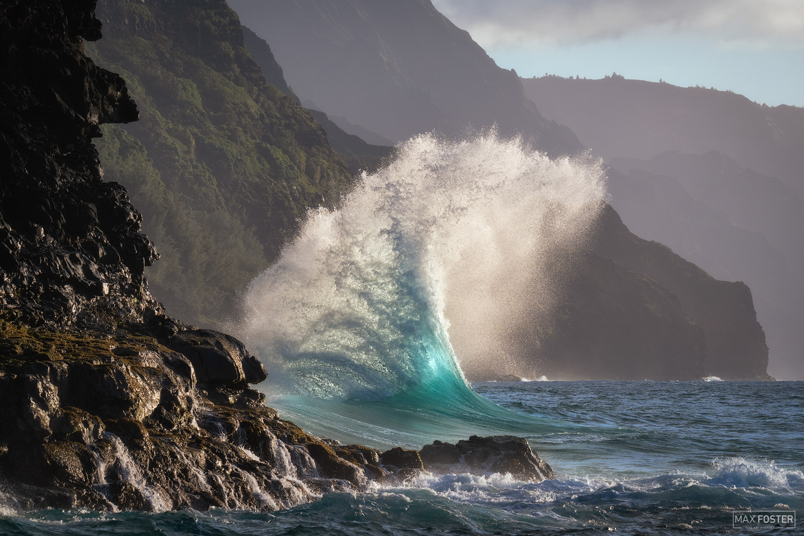 Shock Wave | Ke'e Beach | Kauai, Hawaii | Max Foster Photography