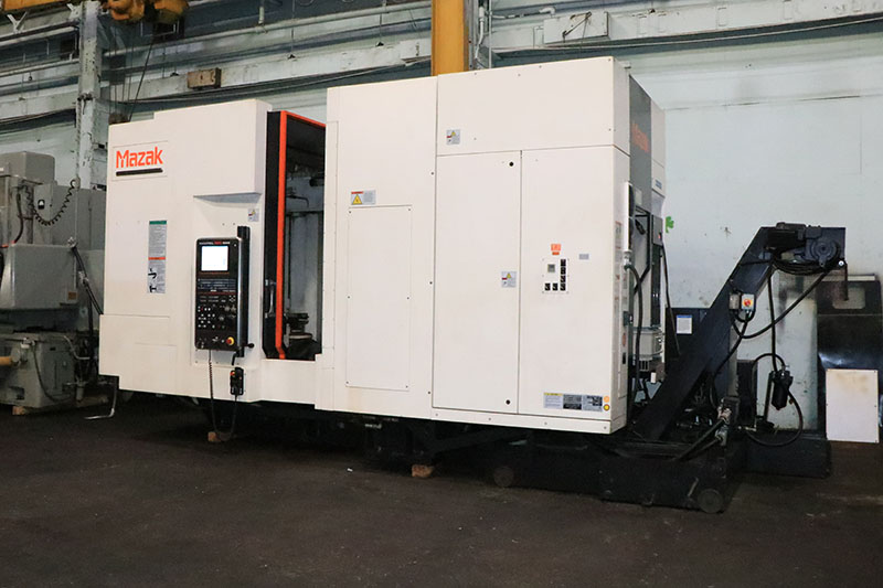 22.05'' X Axis 24.8'' Y Axis Mazak NEXUS 4000 II HORZ MACHINING