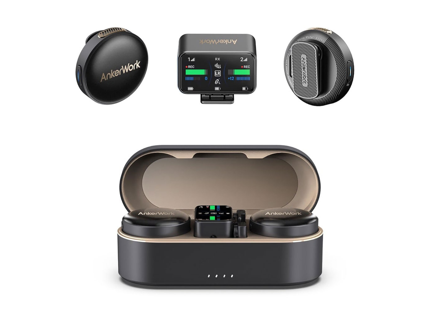 AnkerWork M650 ワイヤレスマイク ピンマイク