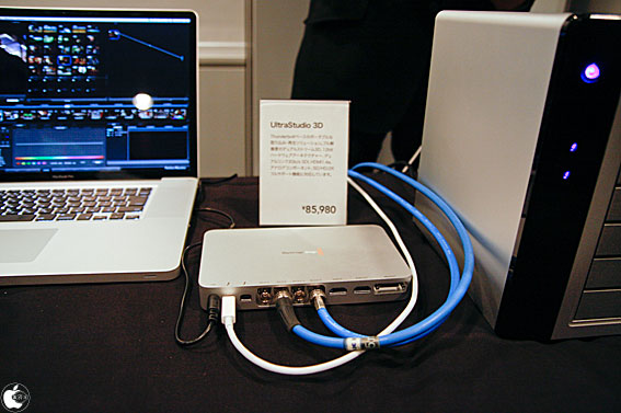 Blackmagic Design、Thunderbolt対応2K/3Dキャプチャーボックス