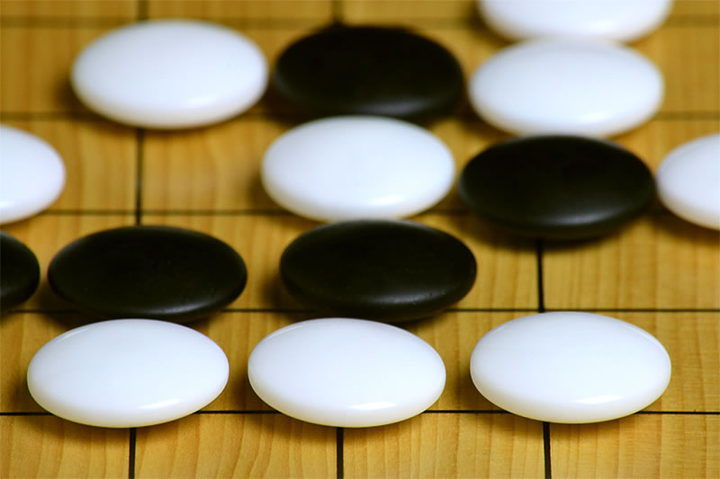 本榧1.5寸卓上碁盤セット（ハギ盤・特上） | 前川榧碁盤店