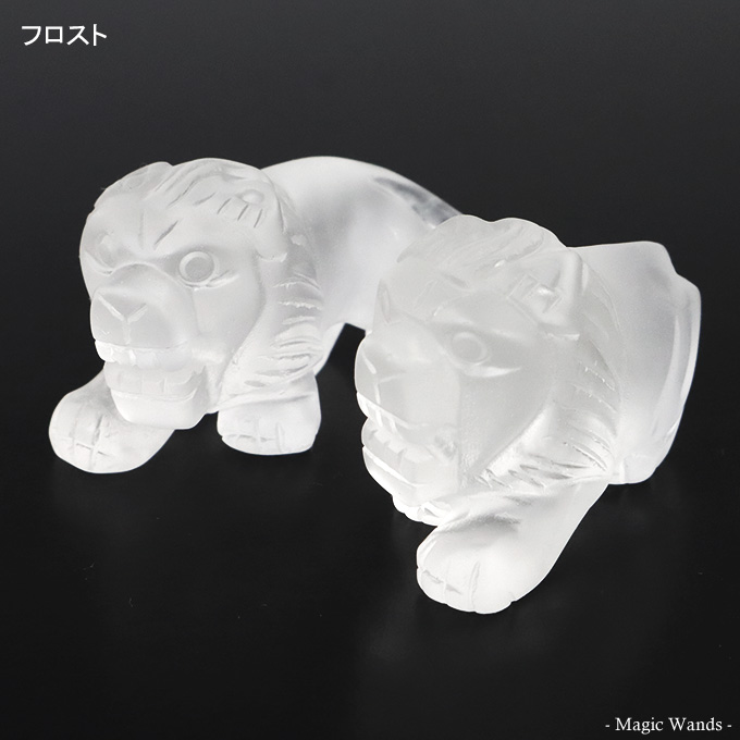 LALIQUE グリーン 花瓶 動物彫刻 ラリックの《アンプラント アニマル