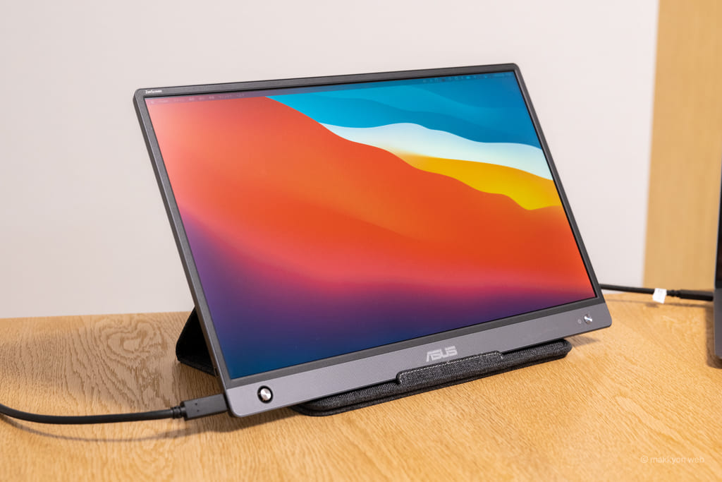 ASUS ZenScreen MB16AH レビュー／三脚使用可！15.6インチのUSB-C