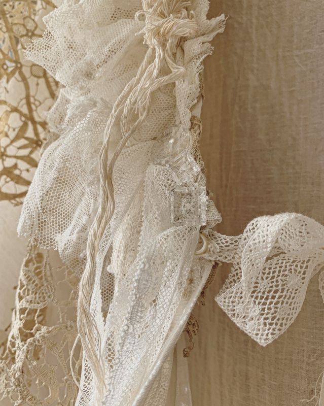 pollenbienco／アンティークレースのローブドレス - MARCHE' DE SOEUR