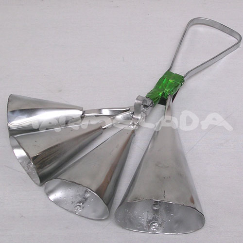 アゴゴ 4連 Kalango ブラジルパーカッション サンバ楽器 Samba