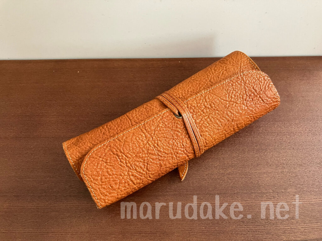 土屋鞄のロールペンケースを11年使用した感想 オイルヌメ革の経年変化