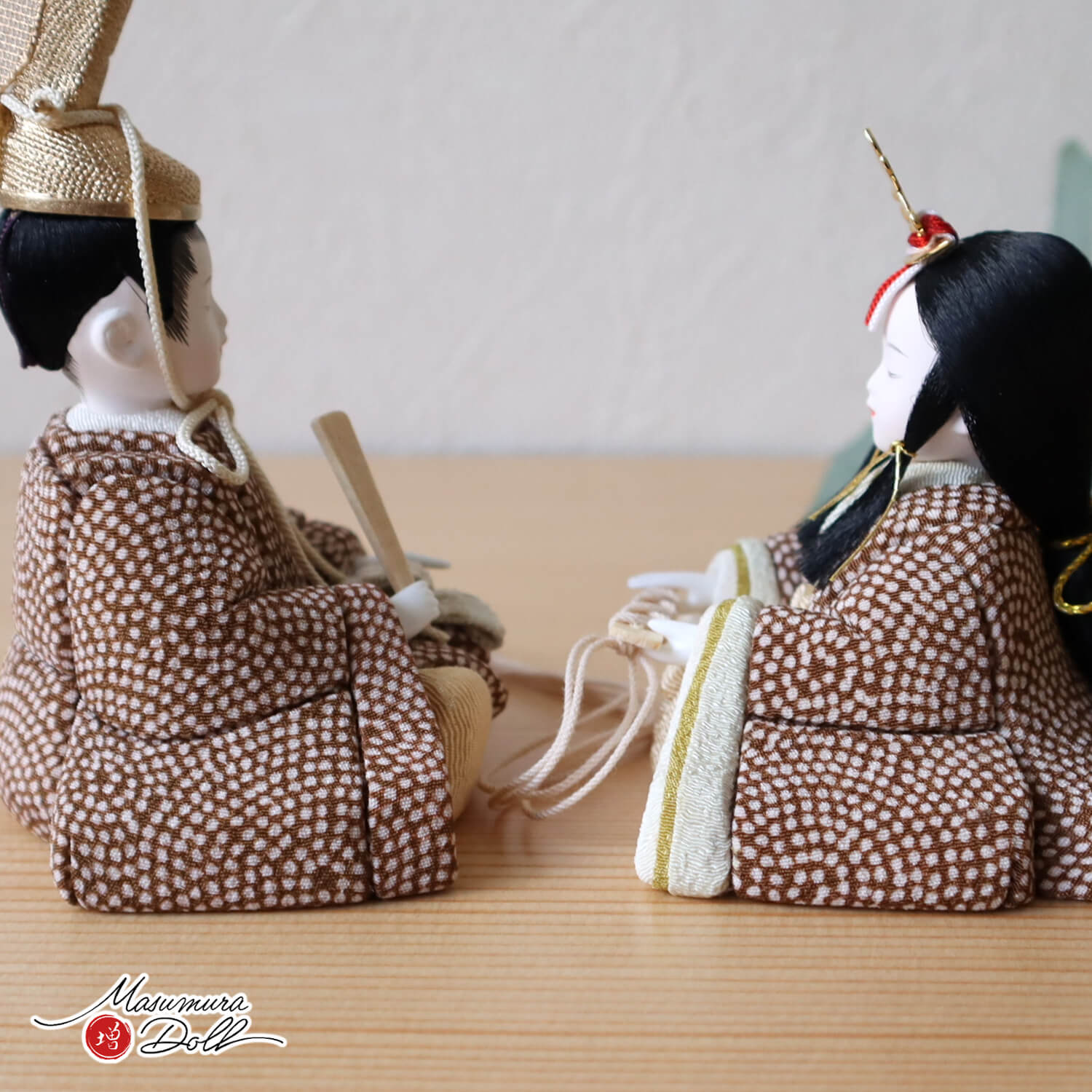 新作 木村一秀作 桃山雛(ブラウンドット) 月-tsuki- 日本製円形