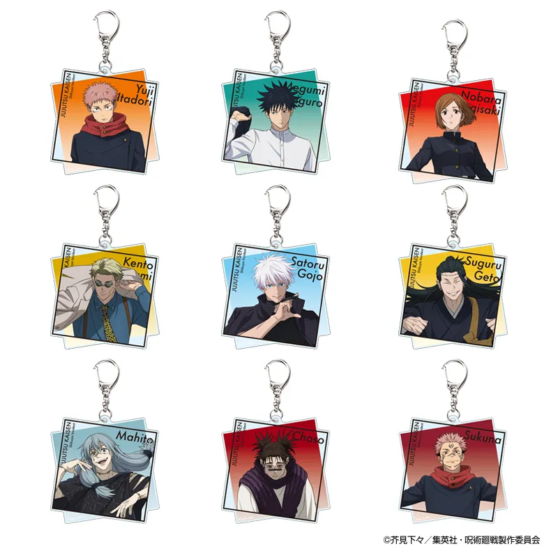 呪術廻戦展 渋谷事変 缶バッジ クリアカード アクリルキーホルダー