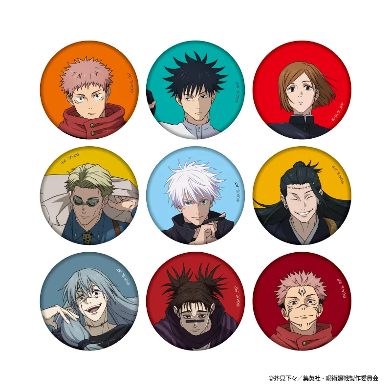 呪術廻戦展 ブラインド缶バッジ 渋谷事変 五条悟 アニメーション呪術廻