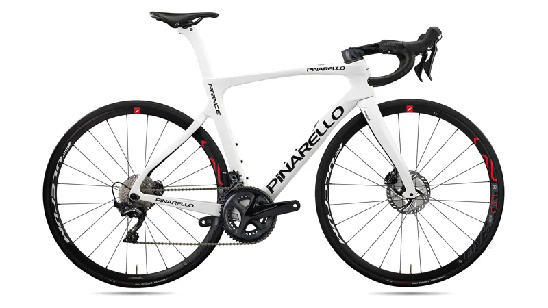 Pinarello PRINCE DISK 105 Di2 12 Speed fulcrum 500 Wheels White