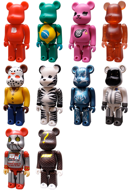 ベアブリック(BE@RBRICK) シリーズ3(SERIES 3) シークレット CUTE裏