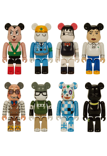 限定ベアブリック☆全8体☆COMIC CUE 101+102