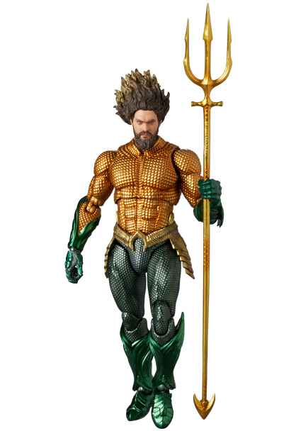 MEDICOM TOY - MAFEX AQUAMAN（GOLD & GREEN SUIT）