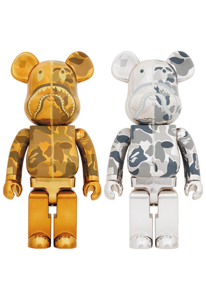 BE@RBRICK BAPE CAMO SHARK 1000％