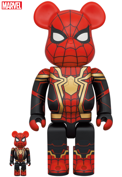 BE@RBRICK IRON SPIDER 400% 100% ベアブリック
