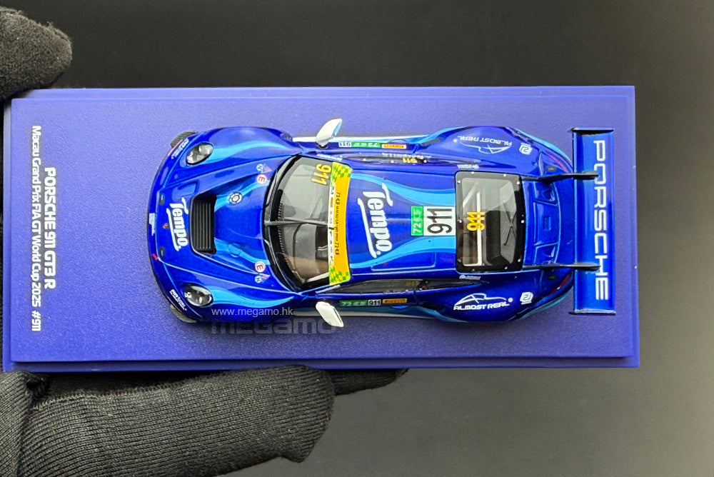 1:64 Almost Real AR Box Porsche 911 GT3 R Macau Grand Prix FIA